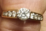 1 ctw diamond engagement ring