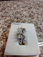 beautiful ladies diamond wedding set