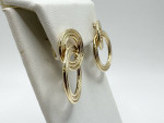 Ladies 14k Yellow Gold Circle Earrings 4.2 Grams 11046816