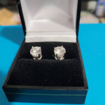 IGI Certified 2.5ct twt Solid White Gold Diamonds
