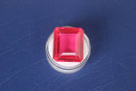 Pink Ruby 50 Ct Emerald Shape Faceted Loose Gemstone