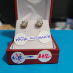 2.0ct twt Solid 14k Yellow Gold Moissanite Diamond Studs