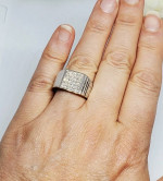 18 kt. MENS DIAMOND RING 2.00ct.