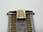 Ladies 14k White & Yellow Gold 1” Wide Mesh Bracelet 7” 33.5 Grams 11046815