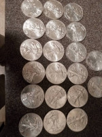 20 1oz. silver eagles new uncirculated