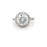 3.02ctw. ROUND BRILLIANT DIAMOND Ring!