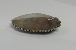 Vintage Sterling Silver Southwest Huge Turquoise Slide Pendant Estate