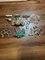 36 pc Assorted Jewelry and Hsir Accessories