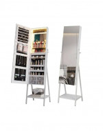 Standing Jewelry Mirror Cabinet
