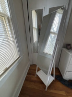 Standing Jewelry Mirror Cabinet