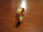 22K Gold Ring .916 solid gold w/ solitare Diamond gorgeous