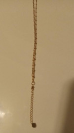 18K GOLD NECKLACE 16" 3.10G