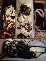 Black and White Costume Jewelry