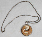Kerry Thompson (Ngāti Paoa) Modern Contemporary Two-Tone Bone Carving