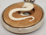 Kerry Thompson (Ngāti Paoa) Modern Contemporary Two-Tone Bone Carving