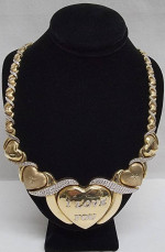 10K2T 20" HEARTS & X'S CHAIN