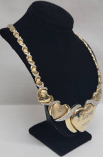 10K2T 20" HEARTS & X'S CHAIN