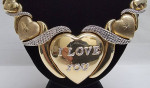 10K2T 20" HEARTS & X'S CHAIN