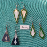 ALPACA Mexico Dangle Earrings Signed ALPACA MEXICO