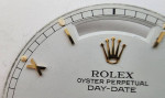 Rolex - Rare - Oyster Perpetual Day-Date White Dial with Skinny Roman