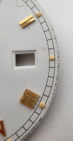 Rolex - Rare - Oyster Perpetual Day-Date White Dial with Skinny Roman