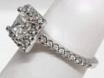 14K - 1.01 Carat GIA Graded VS1 Center Diamond Ladies Ring