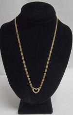 14KYG 18.5 inch Heart necklace