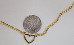 14KYG 18.5 inch Heart necklace
