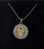 HAMSA PENDANT NECKLACE BCBG Maxazria