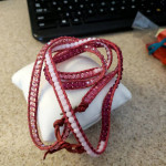 Silk and Gemstone Chan Luu Tie Bracelet
