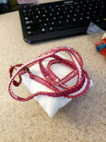 Silk and Gemstone Chan Luu Tie Bracelet