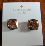KATE SPADE New York Rose Pantina/Rose post EARRINGS - BRAND NEW!!!