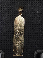 Amazing 14K Solid Gold Egyptian Pendant