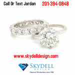 4.34.ctw Round Brilliant Cut Diamond ring and 2.02ct Diamond Band!