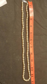 24"/25" Faux Pearl Necklace