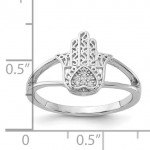 Sterling Silver Hamsa Ring