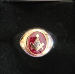 10K gold size 9.5 Oval Mason Ring Item # RG2
