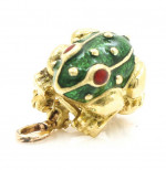Frog converter brooch/pendant 18K