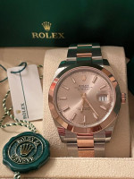 Rolex Datejust 41 Rose Gold New with papers
