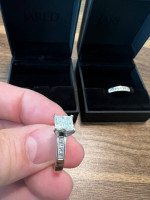 Diamond Engagement Ring and Wedding Band w/ Appraisal