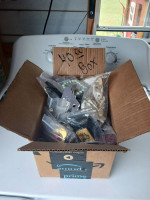 A box of Costume jewelry