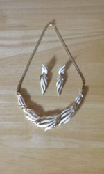 Necklace 16 Inches & Pierce Earrings new Trifari