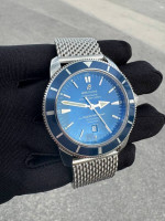 Breitling Super Ocean 46mm Heritage A17320 Stainless Steel Blue Dial