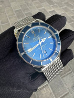 Breitling Super Ocean 46mm Heritage A17320 Stainless Steel Blue Dial