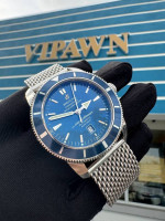 Breitling Super Ocean 46mm Heritage A17320 Stainless Steel Blue Dial