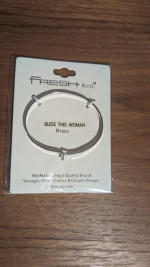 New Bless this Woman bangle bracelet Fresh & Co grad Birthday Mom da