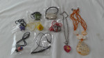 Bracelet, Necklaces, Brooches, and Pin