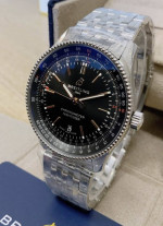 Frankenstein Breitling 41mm Navitimer 18k rose markers (rare dial)