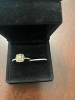 Diamond engagement set 14 karat gold