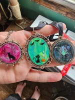 Wire wraps and handmade necklaces